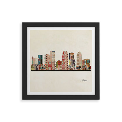 tampa skyline Framed Art Print Gallery Image 50