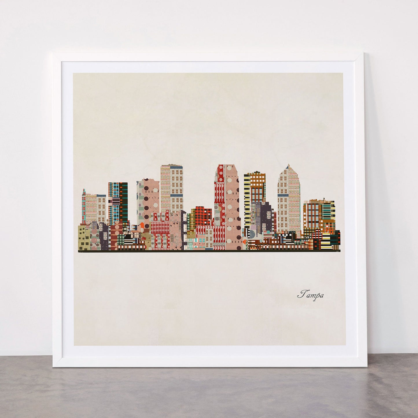 tampa skyline Framed Art Print Gallery Image 87