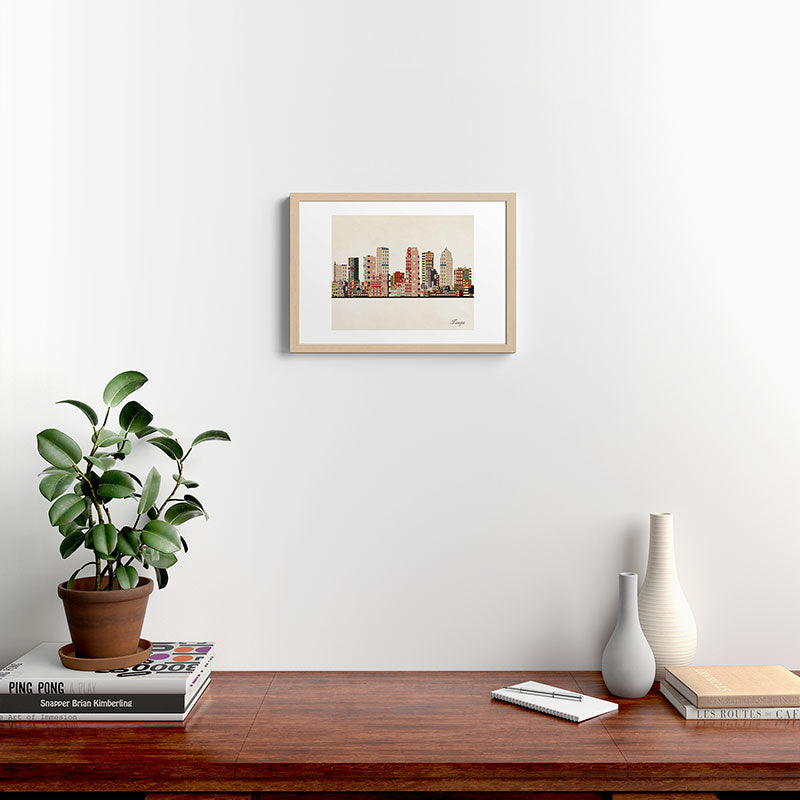 tampa skyline Framed Art Print Gallery Image 23