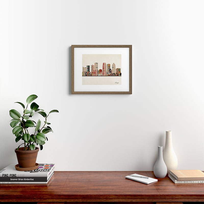 tampa skyline Framed Art Print Gallery Image 15