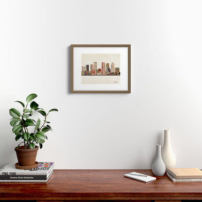 tampa skyline Framed Art Print Gallery Image 15