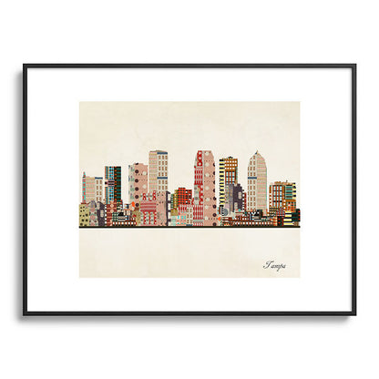 tampa skyline Framed Art Print Gallery Image 115