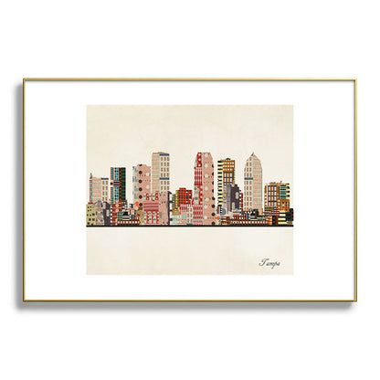 tampa skyline Framed Art Print Gallery Image 128