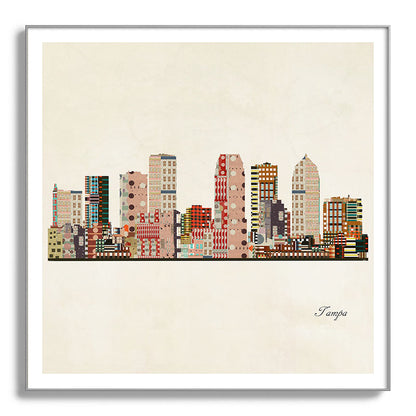 tampa skyline Framed Art Print Gallery Image 142