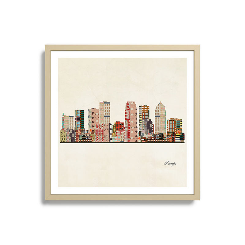 tampa skyline Framed Art Print Gallery Image 27