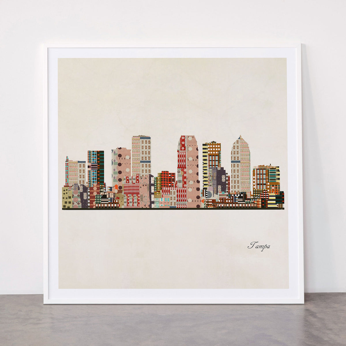tampa skyline Framed Art Print Gallery Image 43