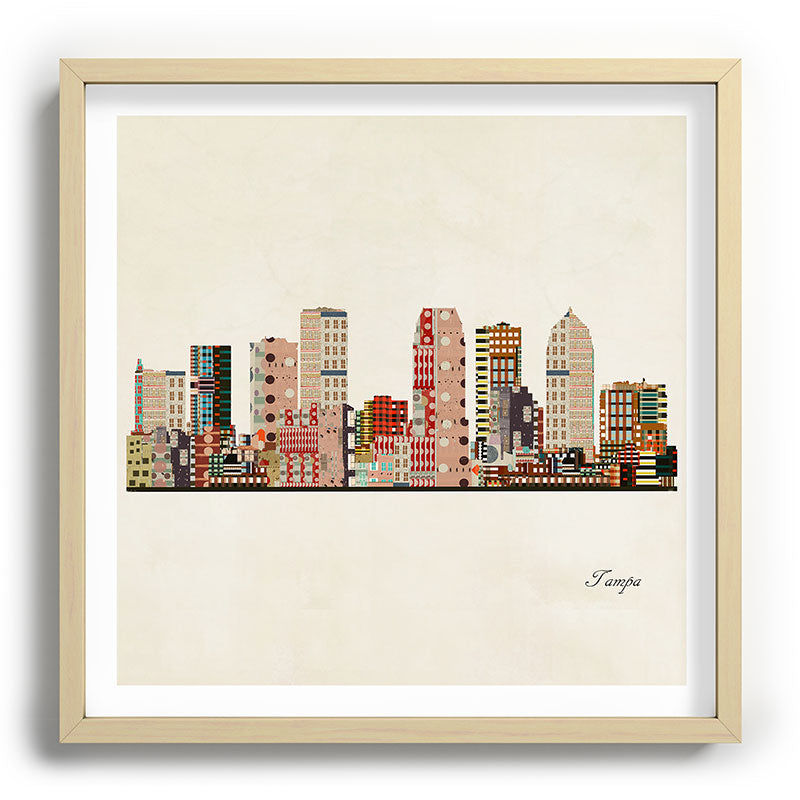 tampa skyline Framed Art Print Gallery Image 109