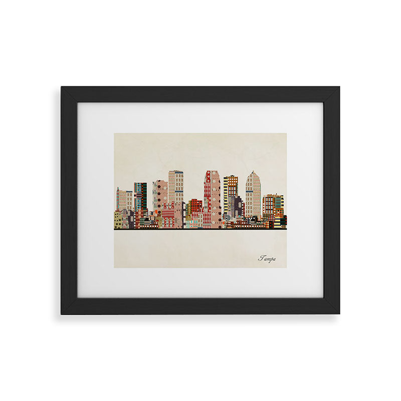 tampa skyline Framed Art Print Gallery Image 47