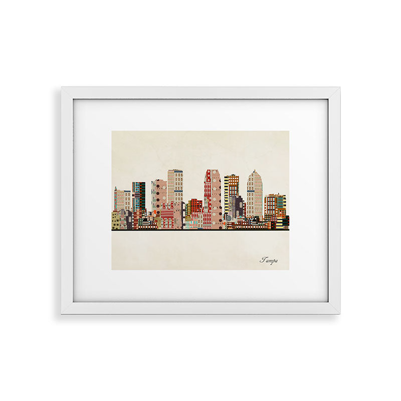 tampa skyline Framed Art Print Gallery Image 34