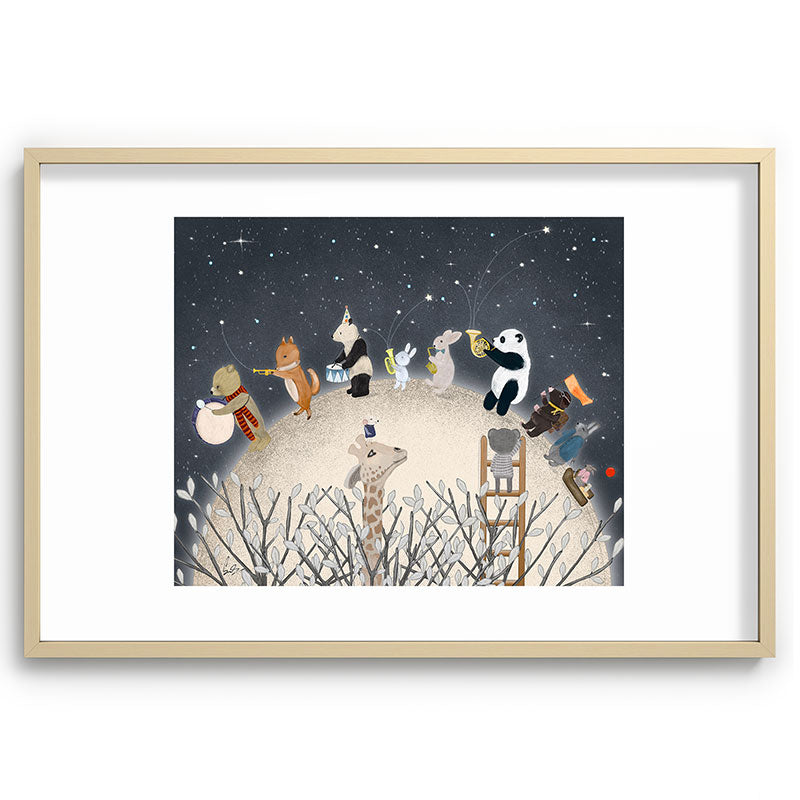 the moon song Framed Art Print Gallery Image 102