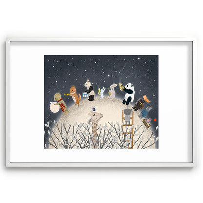 the moon song Framed Art Print Gallery Image 110
