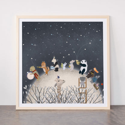 the moon song Framed Art Print Gallery Image 77