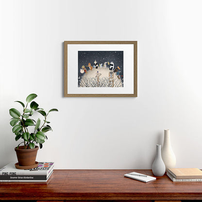 the moon song Framed Art Print Gallery Image 54