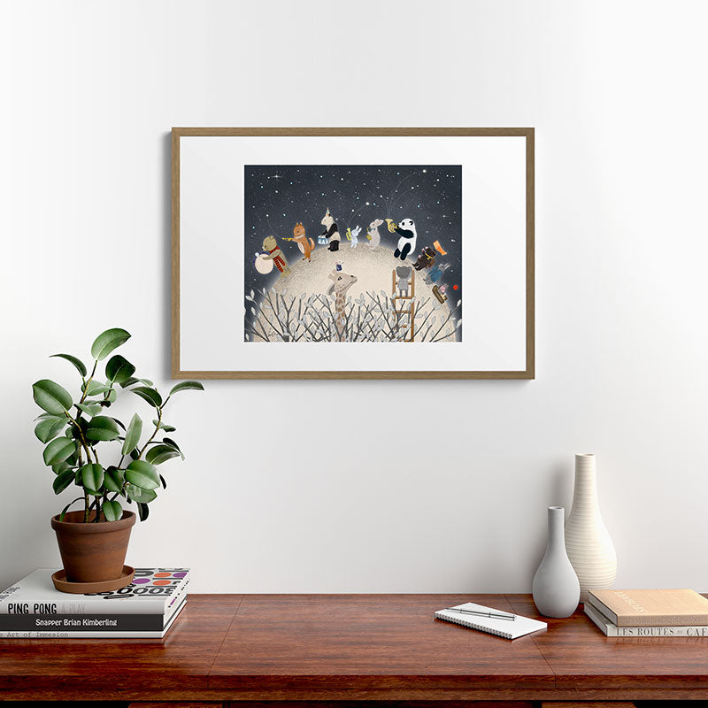 the moon song Framed Art Print Gallery Image 18