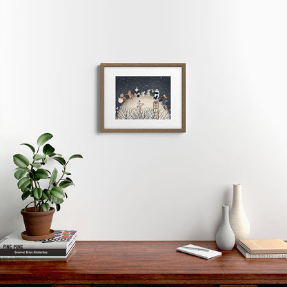 the moon song Framed Art Print Gallery Image 15