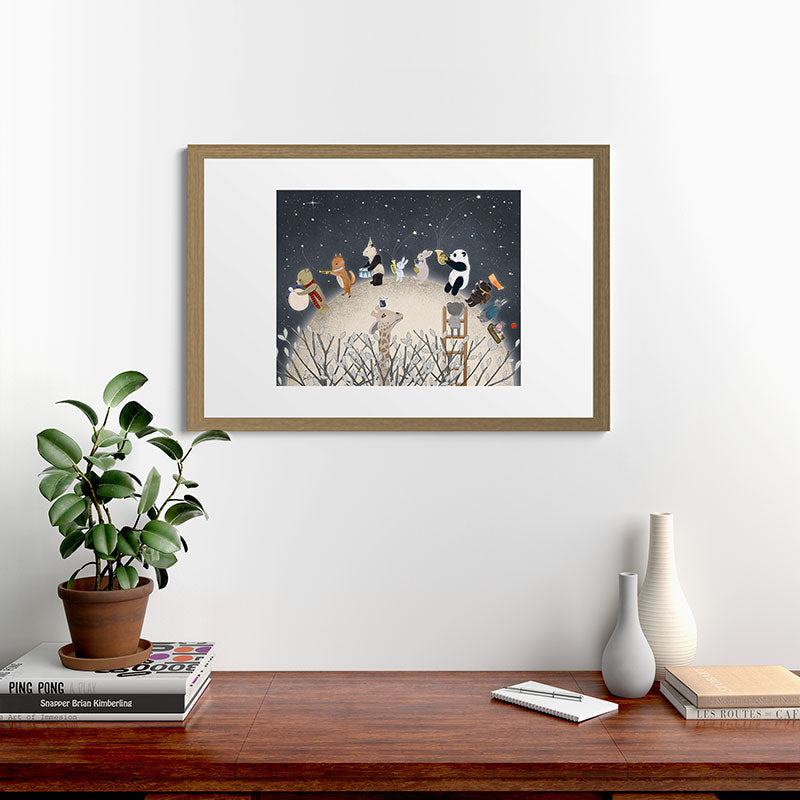 the moon song Framed Art Print Gallery Image 56