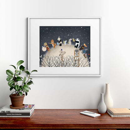 the moon song Framed Art Print Gallery Image 39
