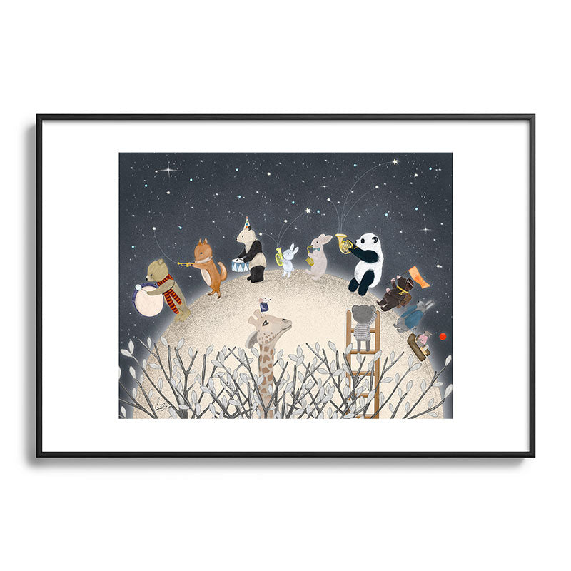 the moon song Framed Art Print Gallery Image 113