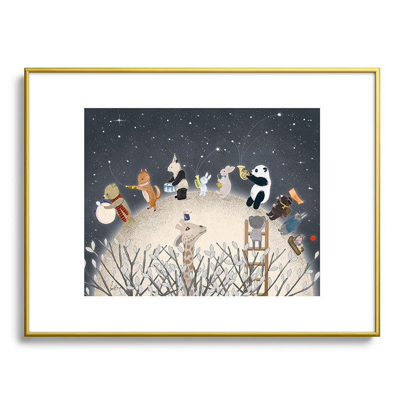 the moon song Framed Art Print Gallery Image 125