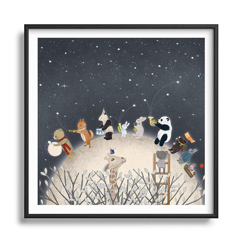 the moon song Framed Art Print Gallery Image 122