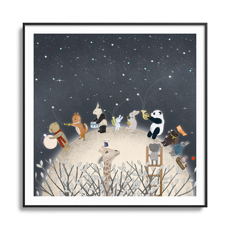 the moon song Framed Art Print Gallery Image 126