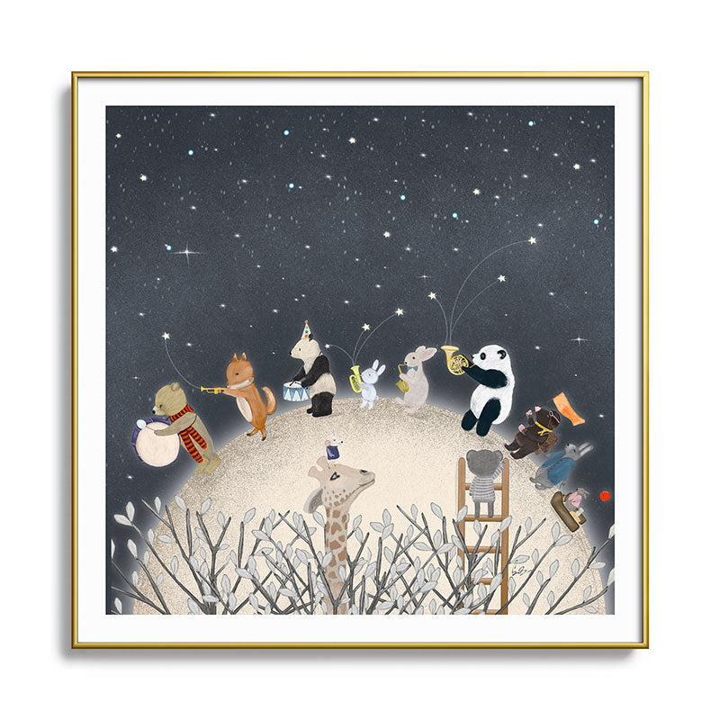 the moon song Framed Art Print Gallery Image 136