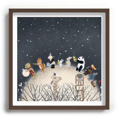 the moon song Framed Art Print Gallery Image 101