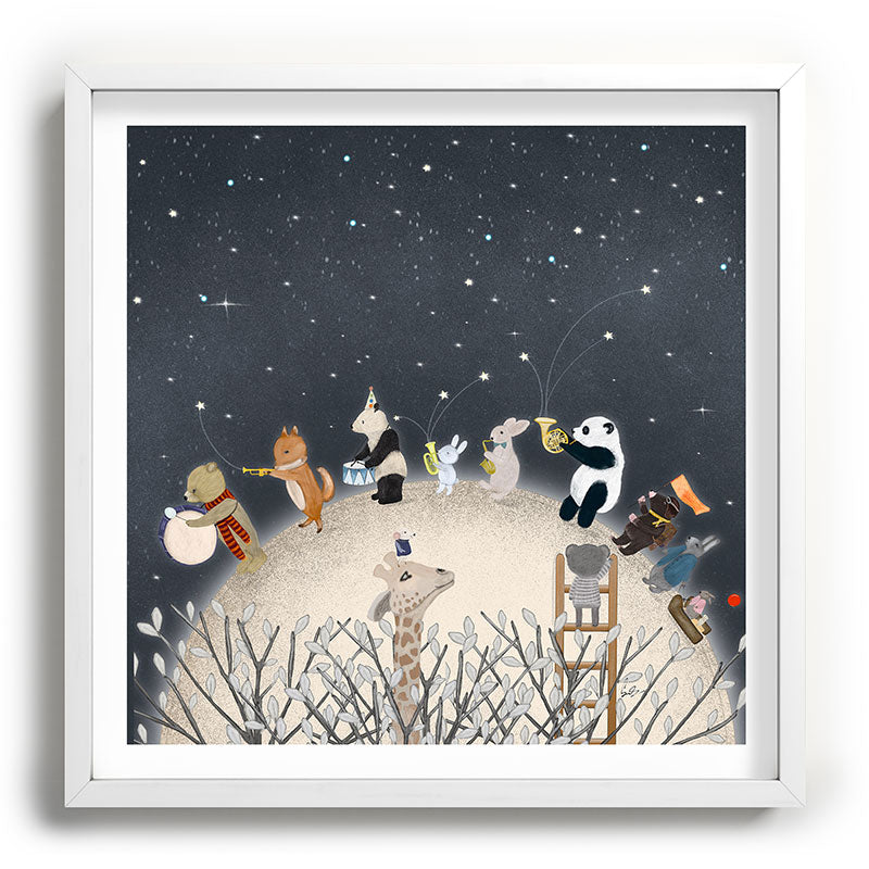 the moon song Framed Art Print Gallery Image 118