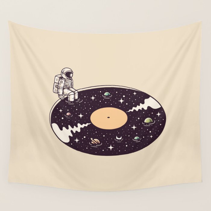 Cosmic Sound Wall Tapestry Gallery Image 4