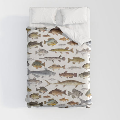 Southeast Freshwater Fish Duvet Cover Gallery Image 3