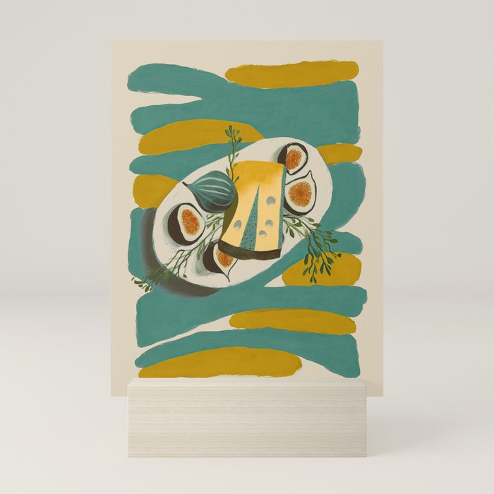 Modern Fig Still Life Mini Art Print Gallery Image 5