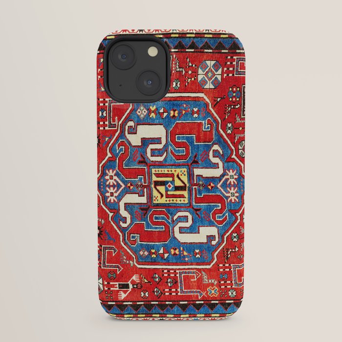 Chondzoresk Karabagh Caucasian Antique Carpet Print iPhone Case Gallery Image 21