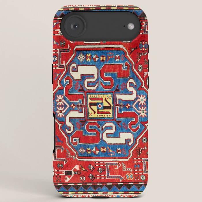 Chondzoresk Karabagh Caucasian Antique Carpet Print iPhone Case Gallery Image 6