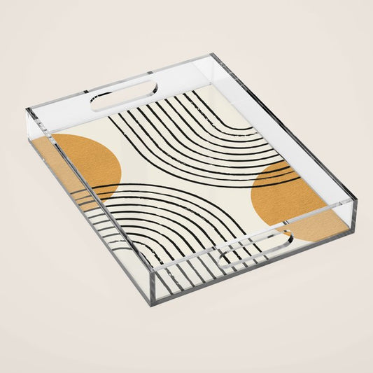 Sun Arch Double - Gold Acrylic Tray Gallery Image 1