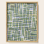 Abstract Linocut Pattern #8 Serving Tray Gallery Image 1