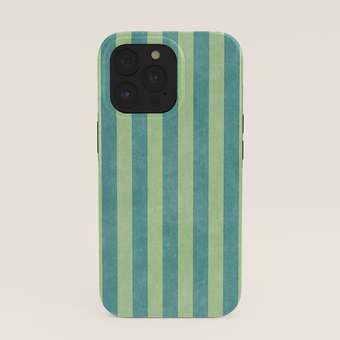STRIPES - 005 - teal and green iPhone Case Gallery Image 39
