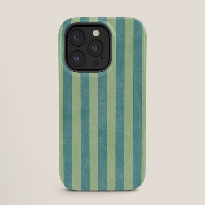 STRIPES - 005 - teal and green iPhone Case Gallery Image 27