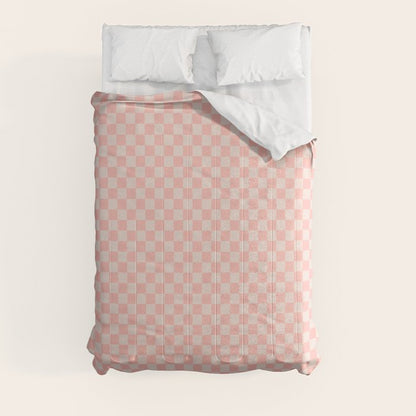 Check VII - Pink â Checkerboard Print Comforter Gallery Image 8