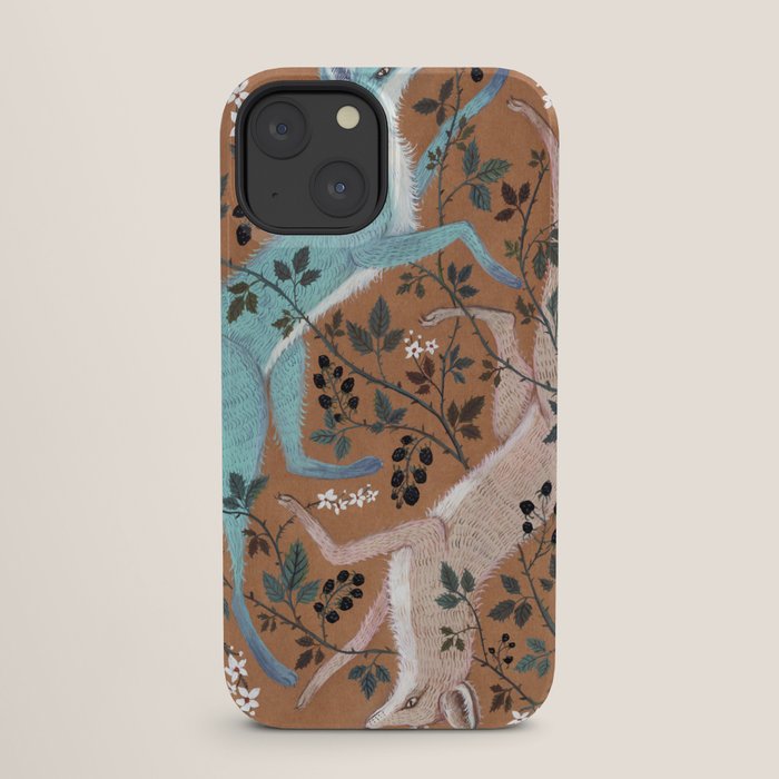 Blackberry Foxes iPhone Case Gallery Image 25