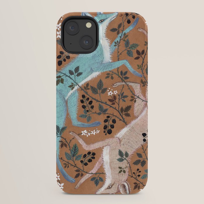 Blackberry Foxes iPhone Case Gallery Image 30
