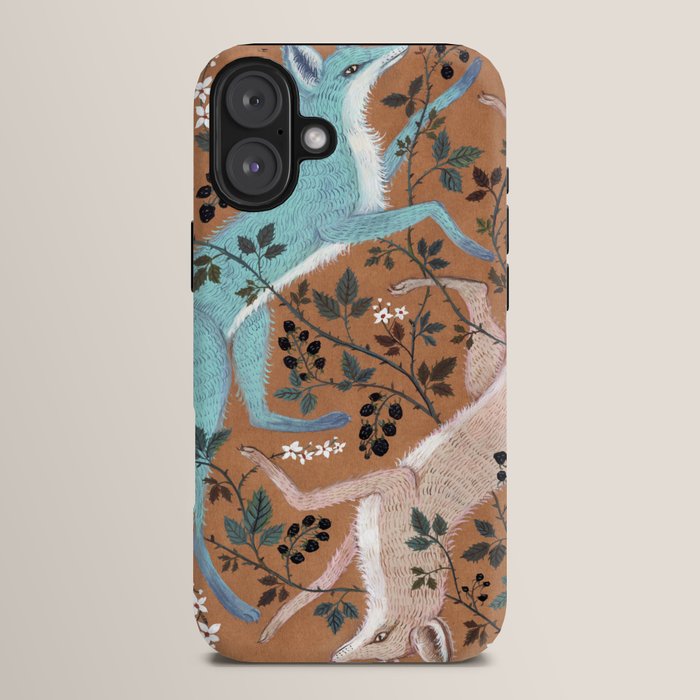 Blackberry Foxes iPhone Case Gallery Image 14
