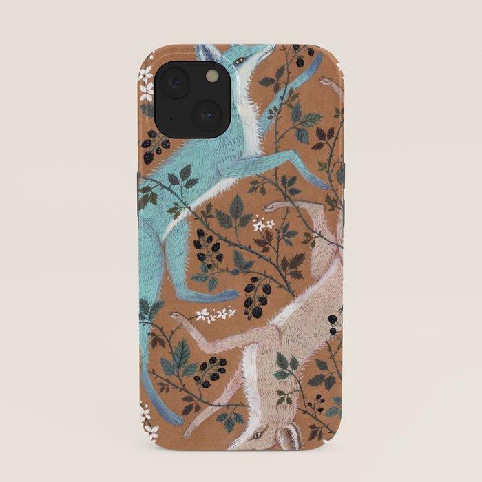 Blackberry Foxes iPhone Case Gallery Image 37