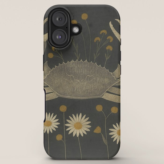 Crab with Daisies iPhone Case Gallery Image 5
