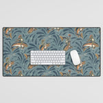 Rodeo Frogs - Blue Desk Mat Gallery Image 1