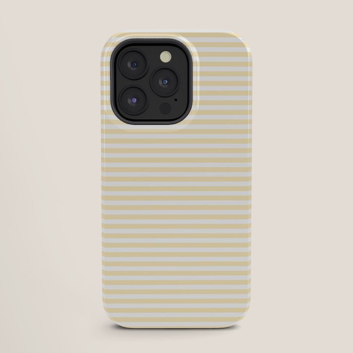 Lemon Honey Cream Stripe iPhone Case Gallery Image 27