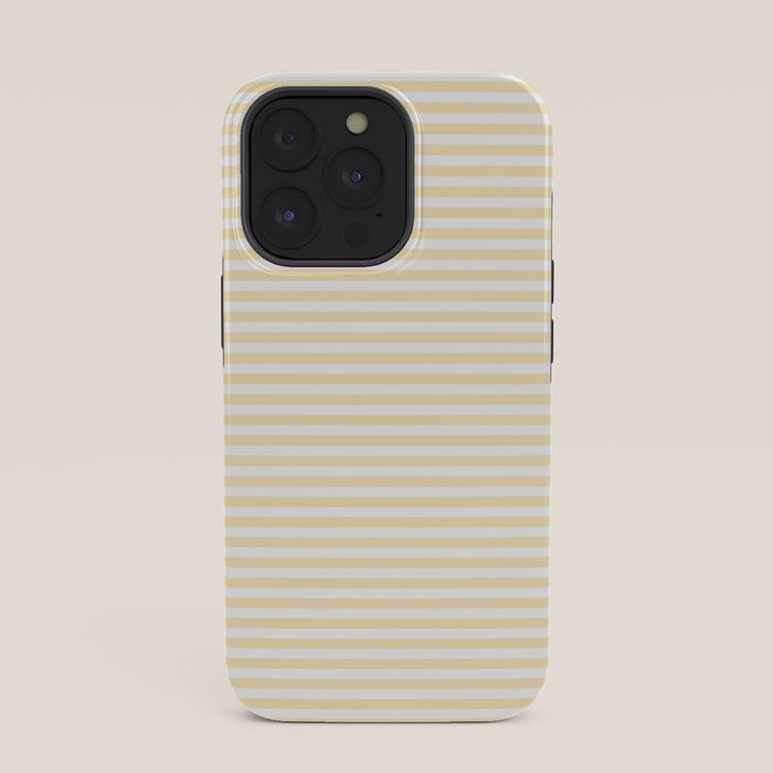 Lemon Honey Cream Stripe iPhone Case Gallery Image 35
