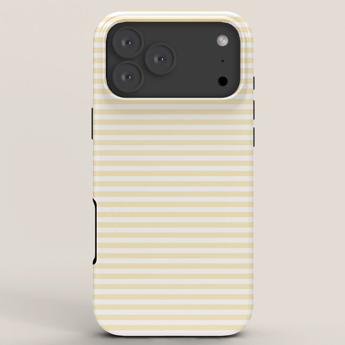 Lemon Honey Cream Stripe iPhone Case Gallery Image 8