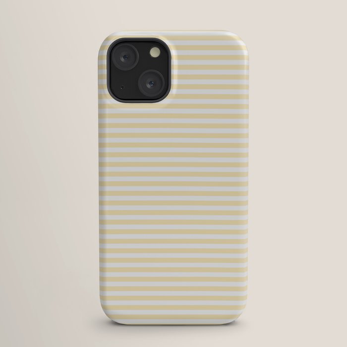 Lemon Honey Cream Stripe iPhone Case Gallery Image 17