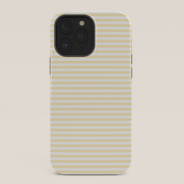 Lemon Honey Cream Stripe iPhone Case Gallery Image 36
