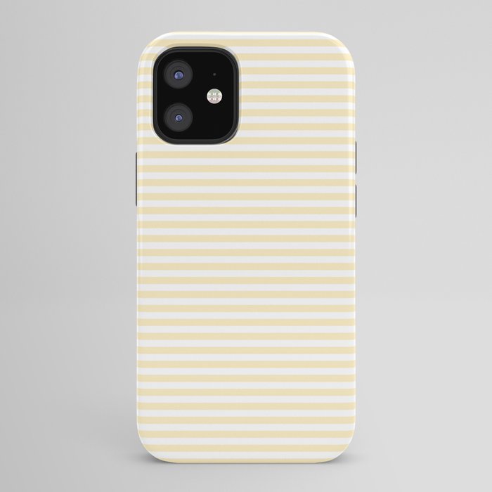 Lemon Honey Cream Stripe iPhone Case Gallery Image 42